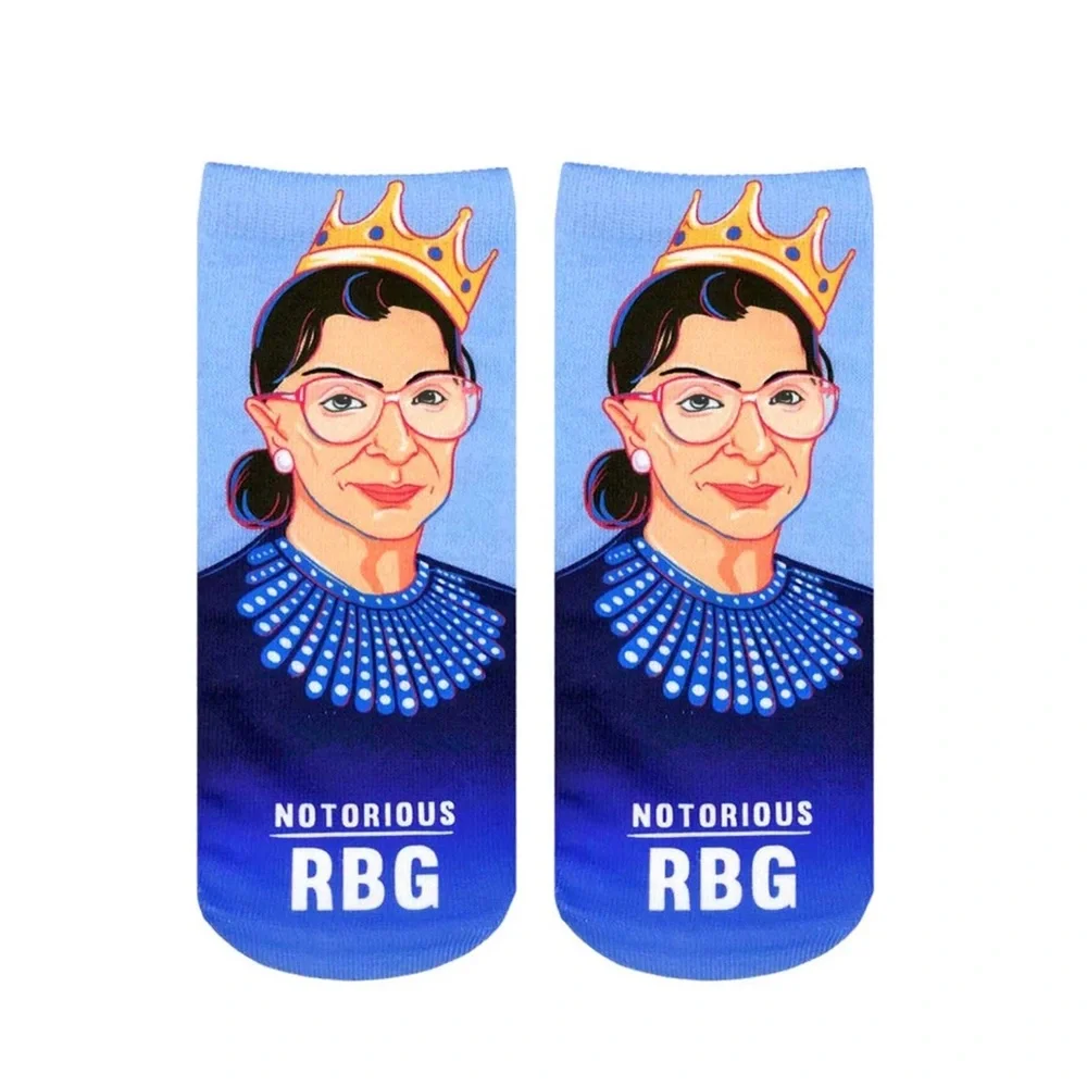 Living Royal Notorious RBG ankle socks